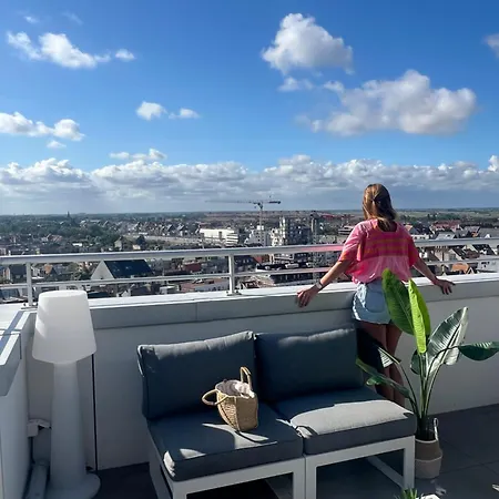 Appartamento Seascape Penthouse Ii - Modern Ingericht Met Panoramisch Zeezicht En 2 Ruime Zonneterrassen Blankenberge