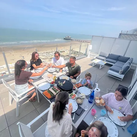 Appartamento Seascape Penthouse Ii - Modern Ingericht Met Panoramisch Zeezicht En 2 Ruime Zonneterrassen Blankenberge